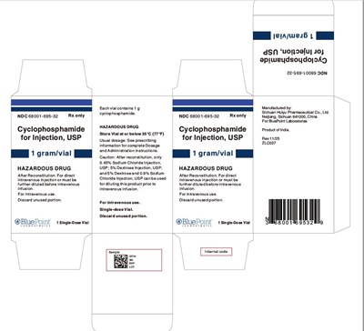 Carton- Cyclophosphamide For Injection Usp 1g/vial (Vial Carton Label 1g)